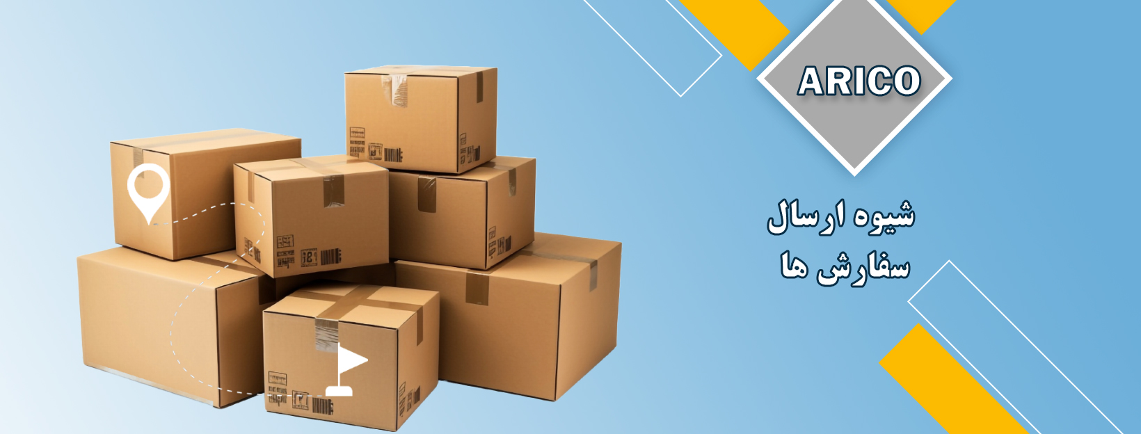 شیوه ارسال سفارش ها